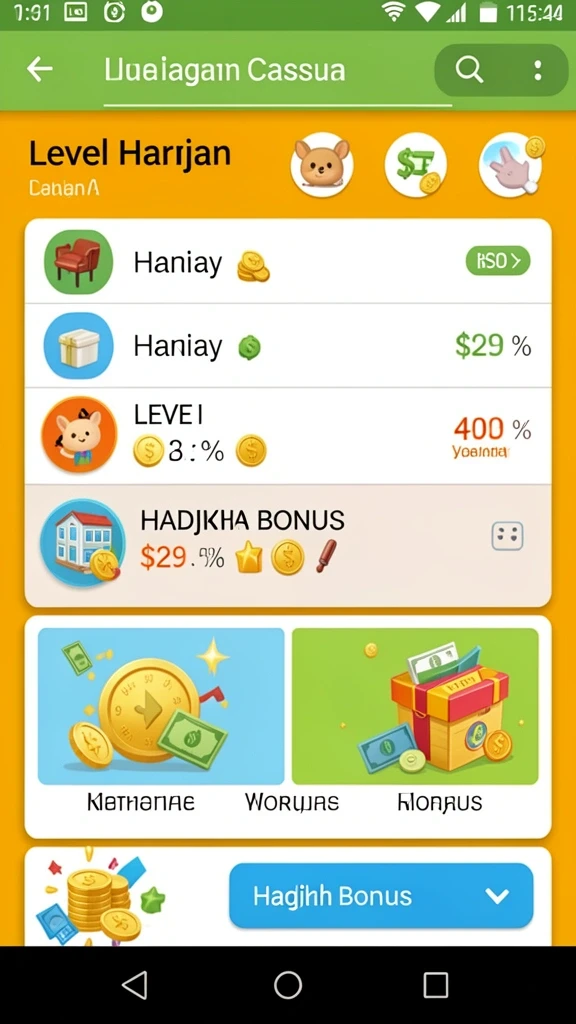 idamantoto - Tampilan awal permainan yang menarik dan mudah dipahami.